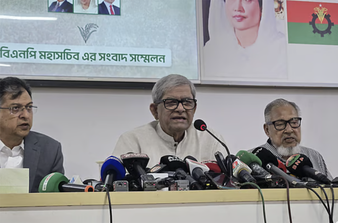 বিএনপির মহাসচিব মির্জা ফখরুল ইসলাম আলমগীর